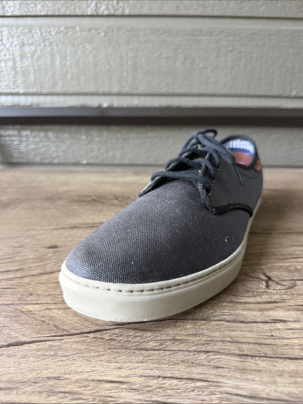 Vans OTW Men's Canvas Lace-Up Sneakers in Charcoal and Cream size 11